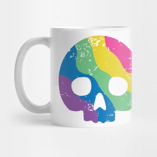 Skull Dot Rainbow Mug